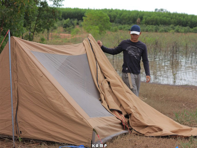 kinh nghiệm thuê lều cắm trại