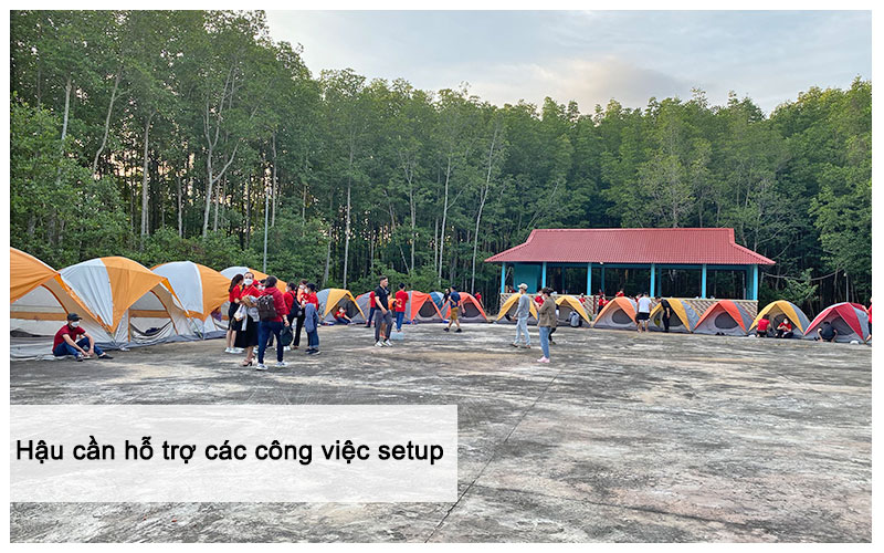 Tổ chức cắm trại dã ngoại, camping – Hậu cần vòng ngoài - 2